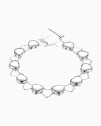 Pulseira de Coração Eterno em Prata 925