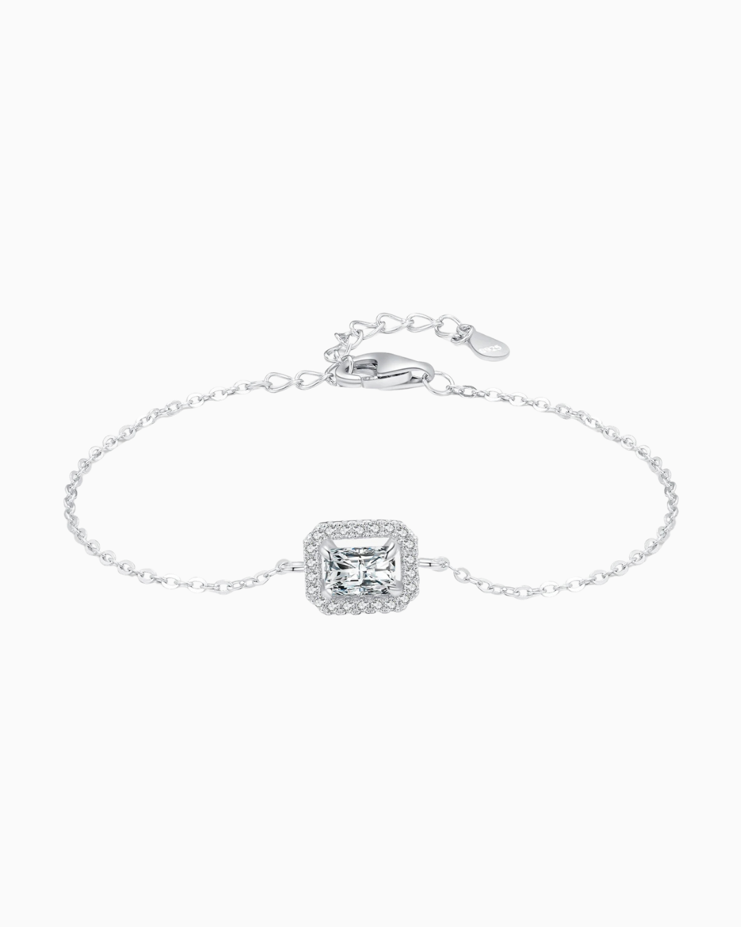 Pulseira Gaviare Quadrado de Luz Zircônia em Prata 925