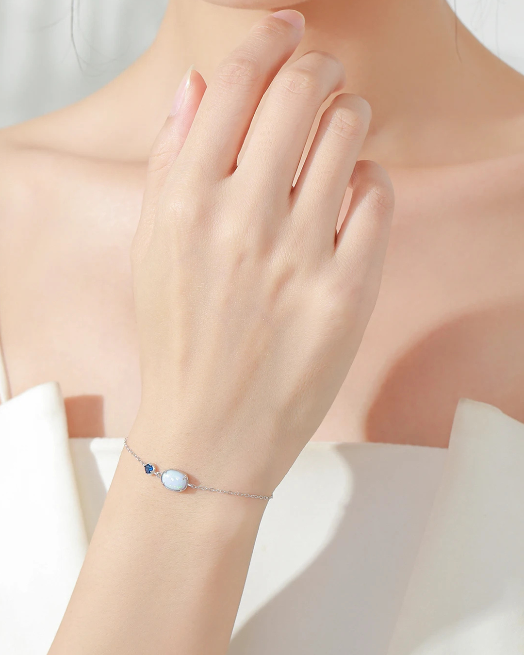 Pulseira Gaviare Design Geométrico com Zircônia em Prata 925