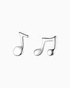 Brincos Notas Musicais em Prata 925