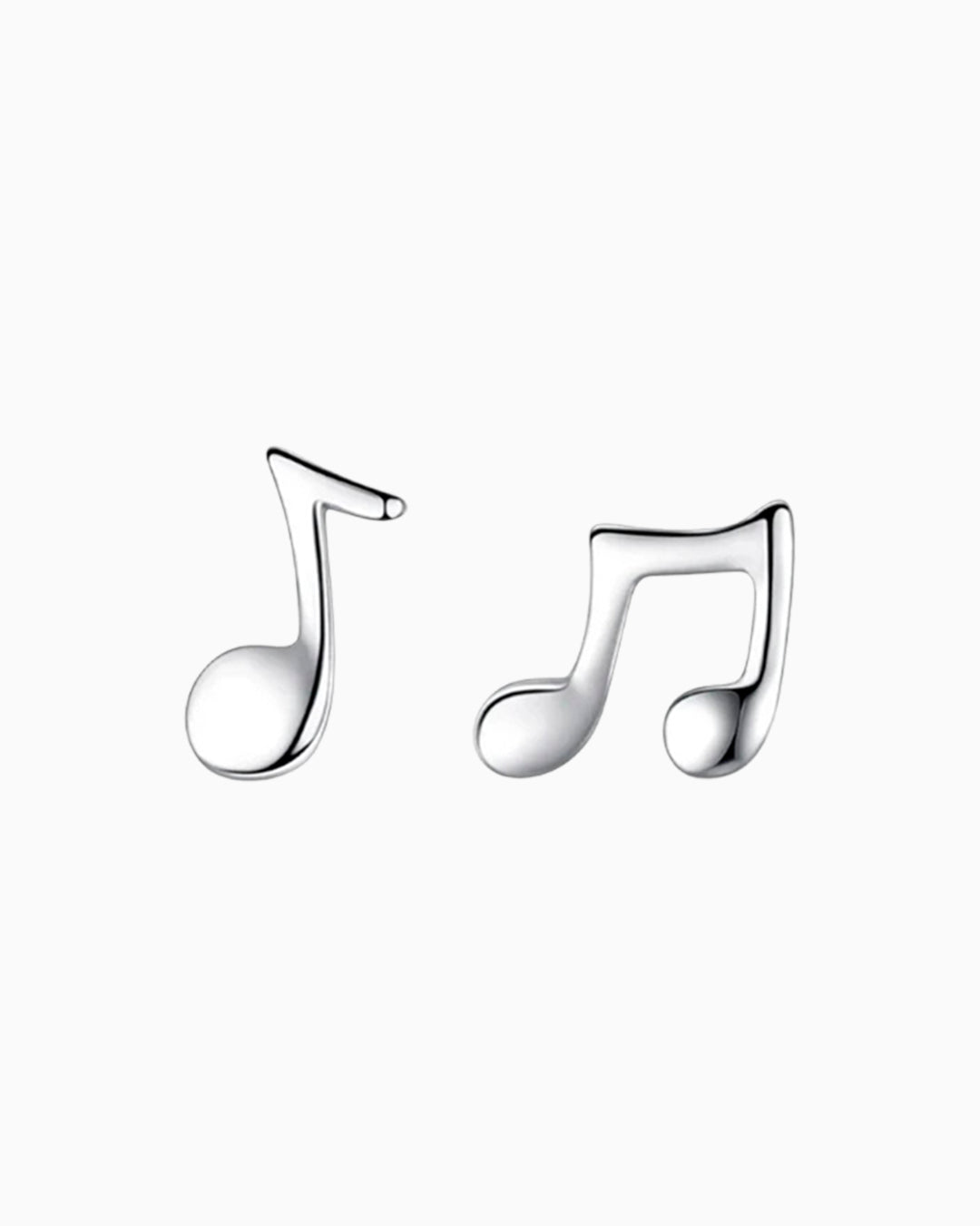 Brincos Notas Musicais em Prata 925