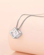 Colar Cubo em Prata 925