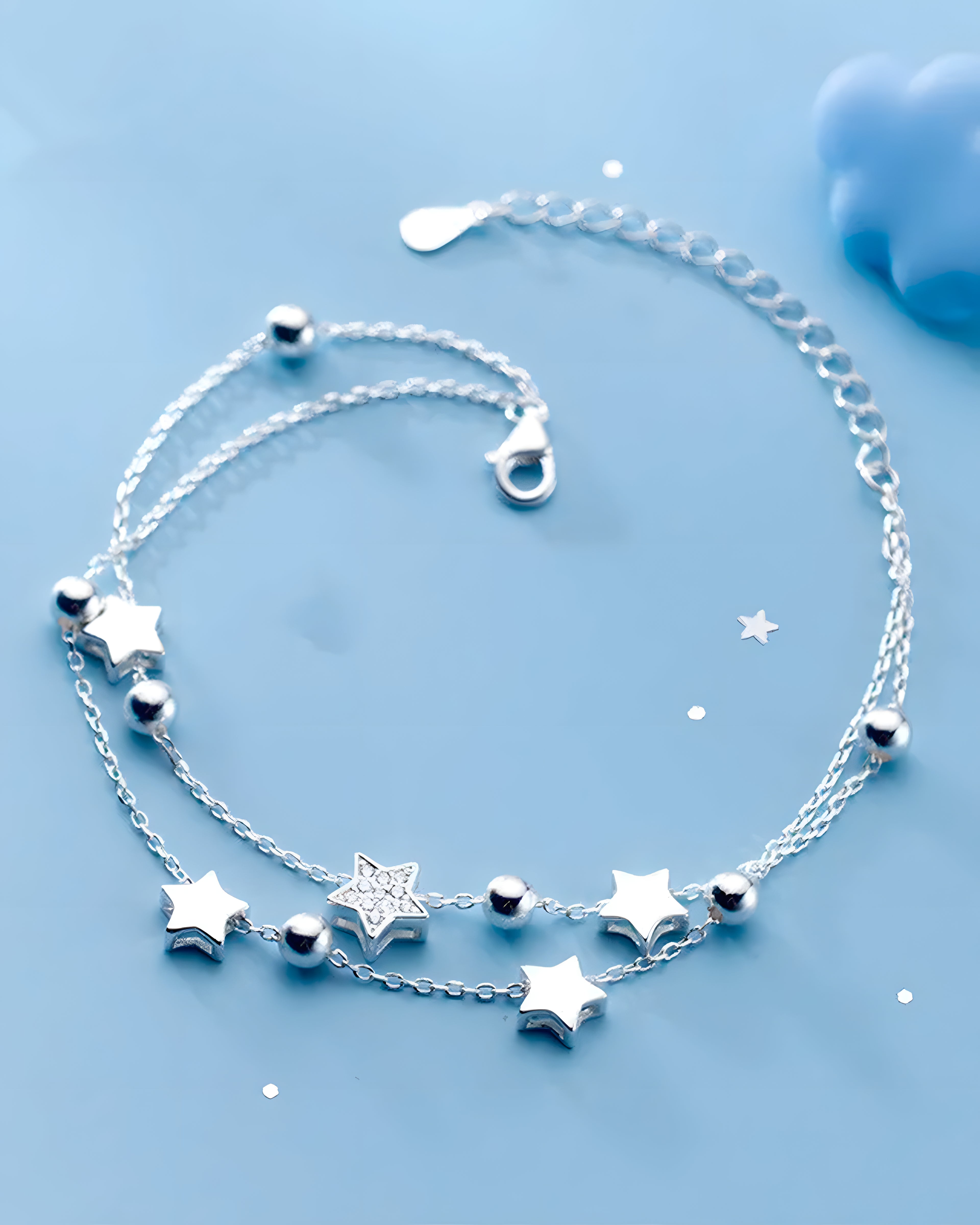 Pulseira Estrelas em Prata 925
