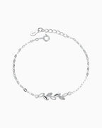 Pulseira Folhas Encantadas em Prata 925