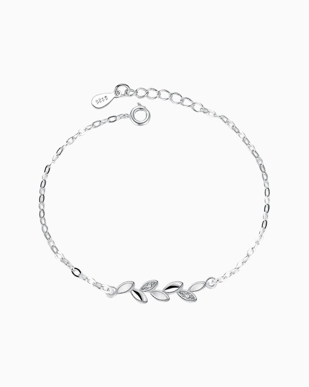 Pulseira Folhas Encantadas em Prata 925
