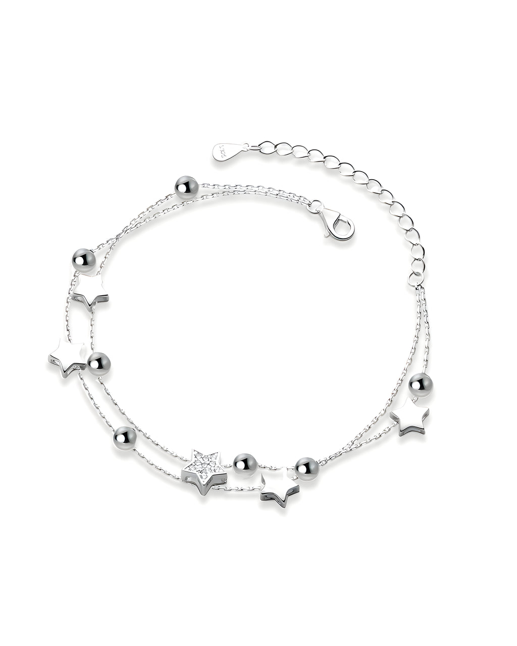 Pulseira Estrelas em Prata 925
