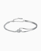 Pulseira Laço Lunar em Prata 925