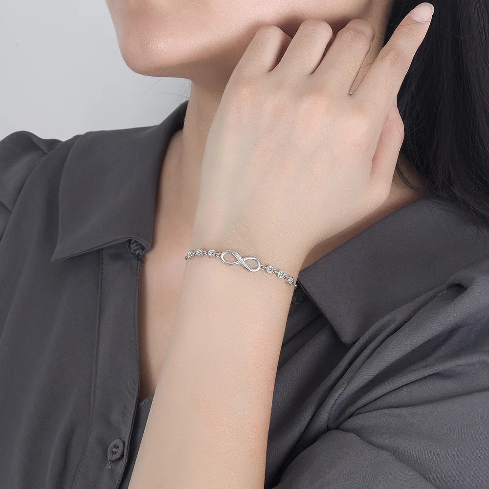 Pulseira Elegância Infinita em Prata 925